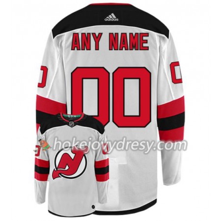 Pánské Hokejový Dres New Jersey Devils Personalizované Adidas Bílá Authentic